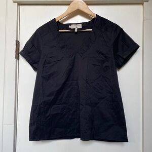 Cotélac Blouse, SZ 3, Plisse Naturale Black.